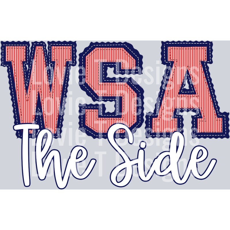 WSA THE SIDE NAVY BASE RED TOP