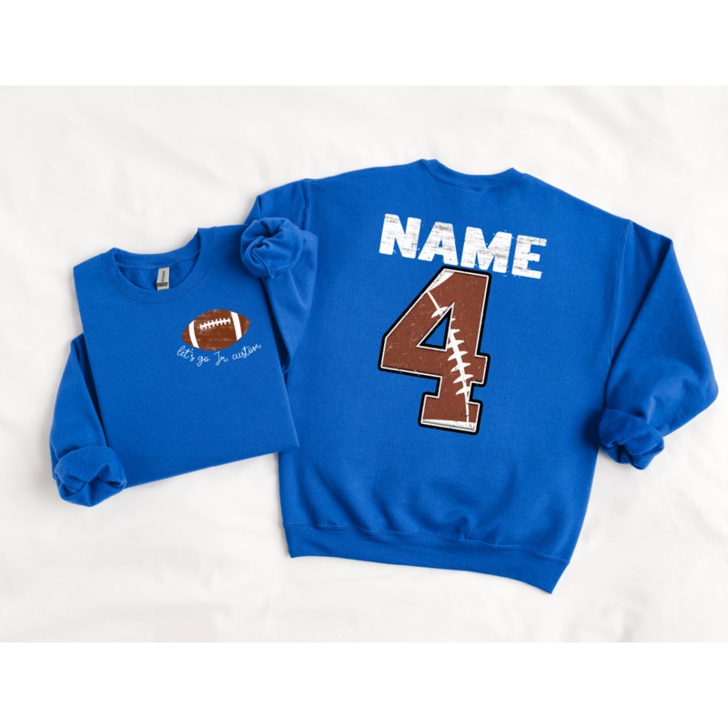 LET’S GO CUSTOM FRONT + BACK|Infant|Toddler|Youth|Adult 11″|Adult 12″|Oversized Back 12×15|Mockup