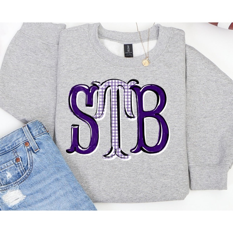 SIMPLE DEBUTANTE MONOGRAM / INITIALS