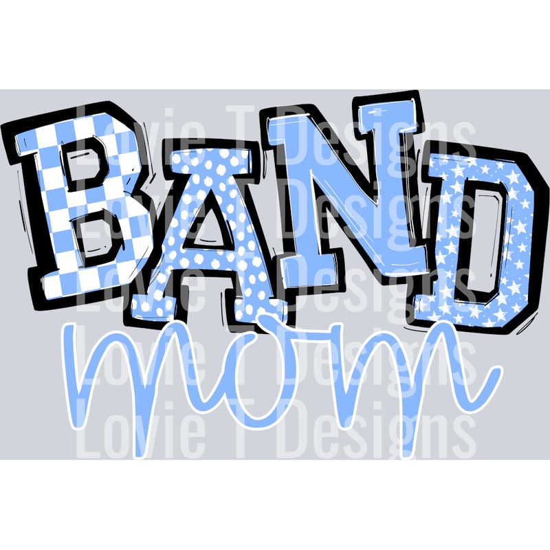 SO SPORT BAND MOM CAROLINA BLUE