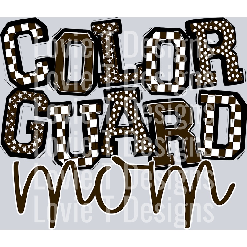 SO SPORTY COLOR GUARD MOM BROWN