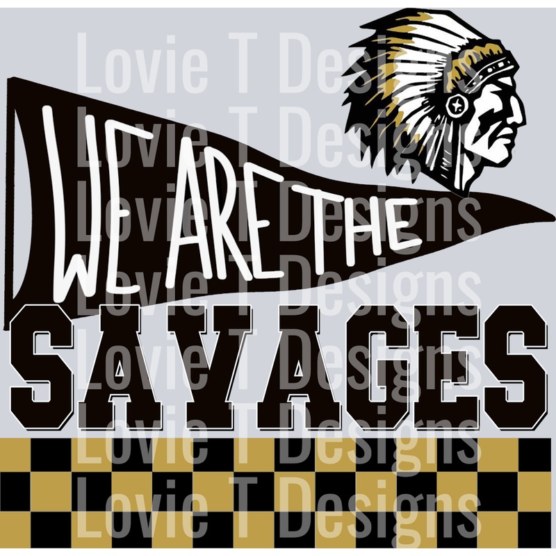 WE ARE THE SAVAGES WITH CHECKERS MOONLARK TEMPLATE