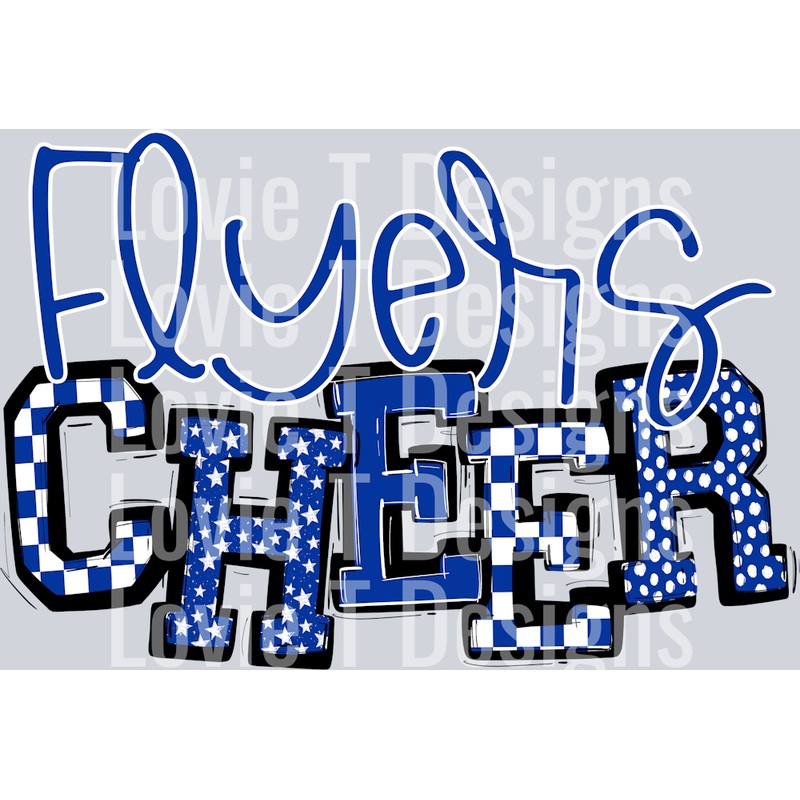 SO SPORTY CHEER FLYERS ROYAL|Pocket 4″|Infant 6″|Toddler 7″|Youth 8.5″|Adult 11″|Adult 12″