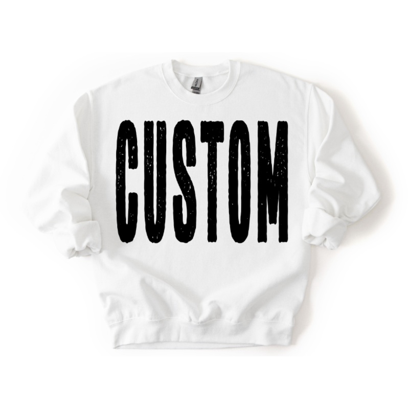 GRUNGE OVERSIZED DISTRESSED WORD DTF TRANSFER