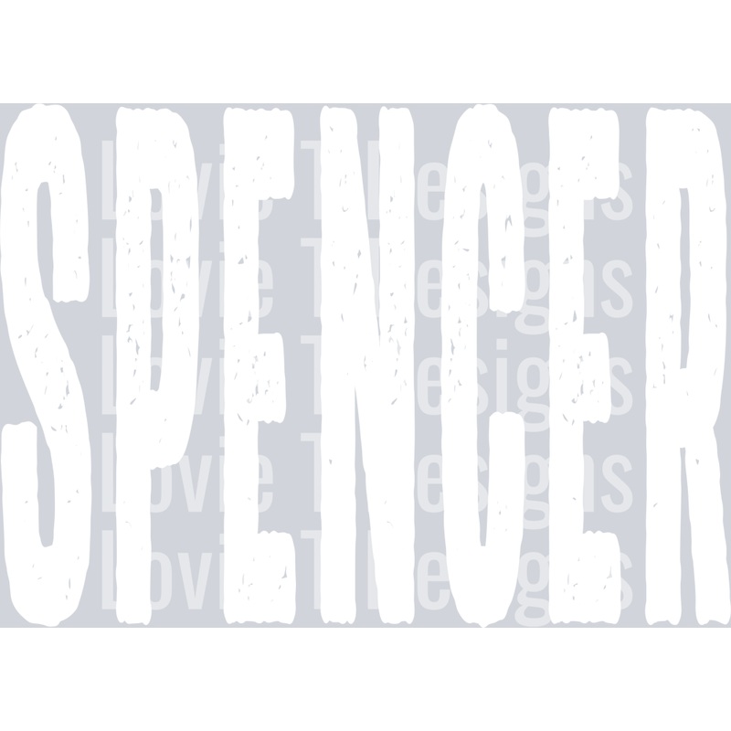 SPECNER WHITE OVERSIZED GRUNGE MASCOT