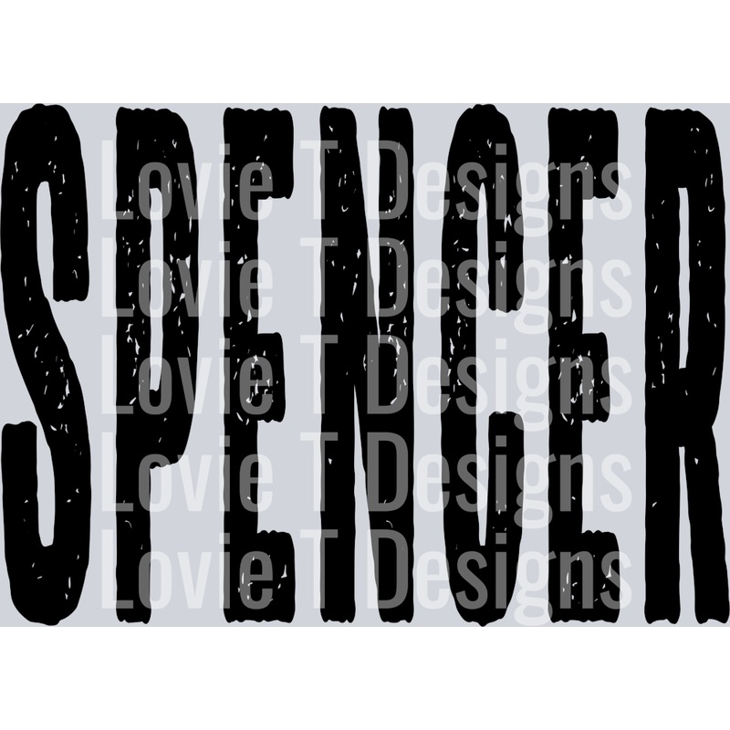 SPENCER BLACK OVERSIZED GRUNGE MASCOT