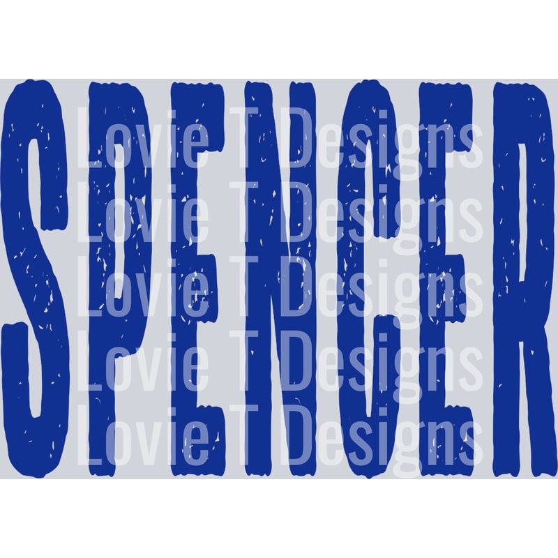 SPENCER ROYAL OVERSIZED GRUNGE MASCOT