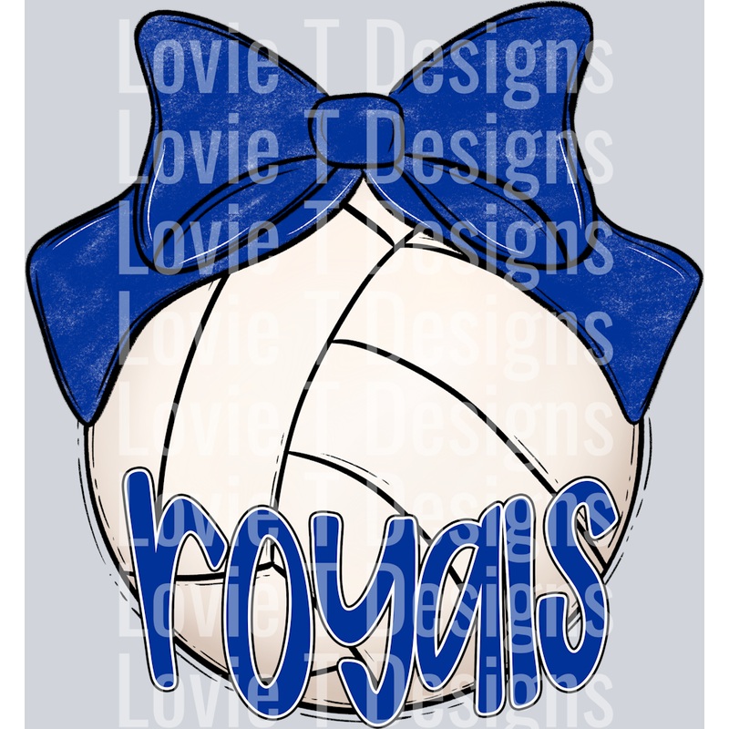 SPORT BOW VOLLEYBALL ROYALS ROYAL BLUE