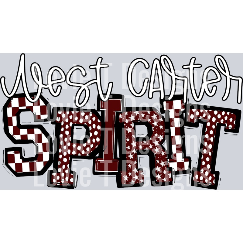 WEST CARTER MAROON SO SPORTY SPIRIT