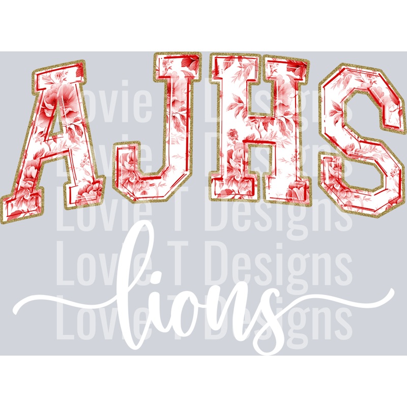 AJHS LIONS RED TOILE B|Pocket 4″(4.00in x 2.99in)|Infant 6″(6.00in x 4.48in)|Toddler 7″(7.00in x 5.23in)|Youth 8.5″(8.50in x 6.35in)|Adult 11″(11.00in x 8.21in)|Adult 12″(12.00in x 8.96in)