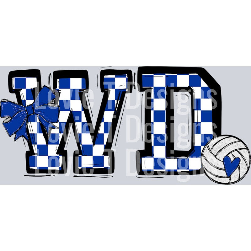SO SPORTY WD ROYAL BLUE VOLLEYBALL