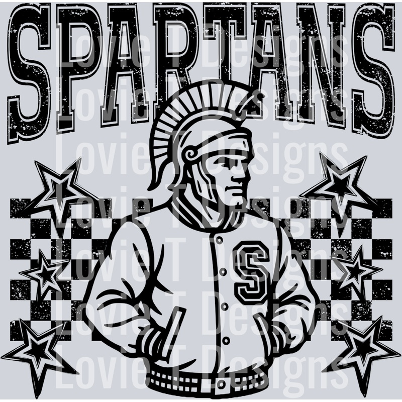 SPARTANS CHECKERED AND STARS|Pocket 4″(4.00in x 3.96in)|Infant 6″(6.00in x 5.93in)|Toddler 7″(7.00in x 6.92in)|Youth 8.5″(8.50in x 8.41in)|Adult 11″(11.00in x 10.88in)|Adult 12″(12.00in x 11.87in)