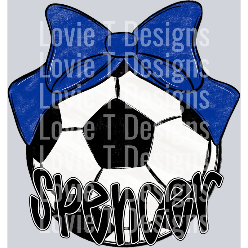 SPORT BOW BALLS SOCCER SPENCER ROYAL