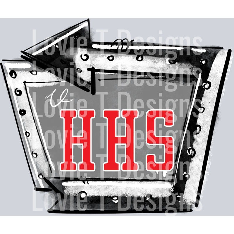 STADIUMS POCKET BLACK RED AND WHITE HHS