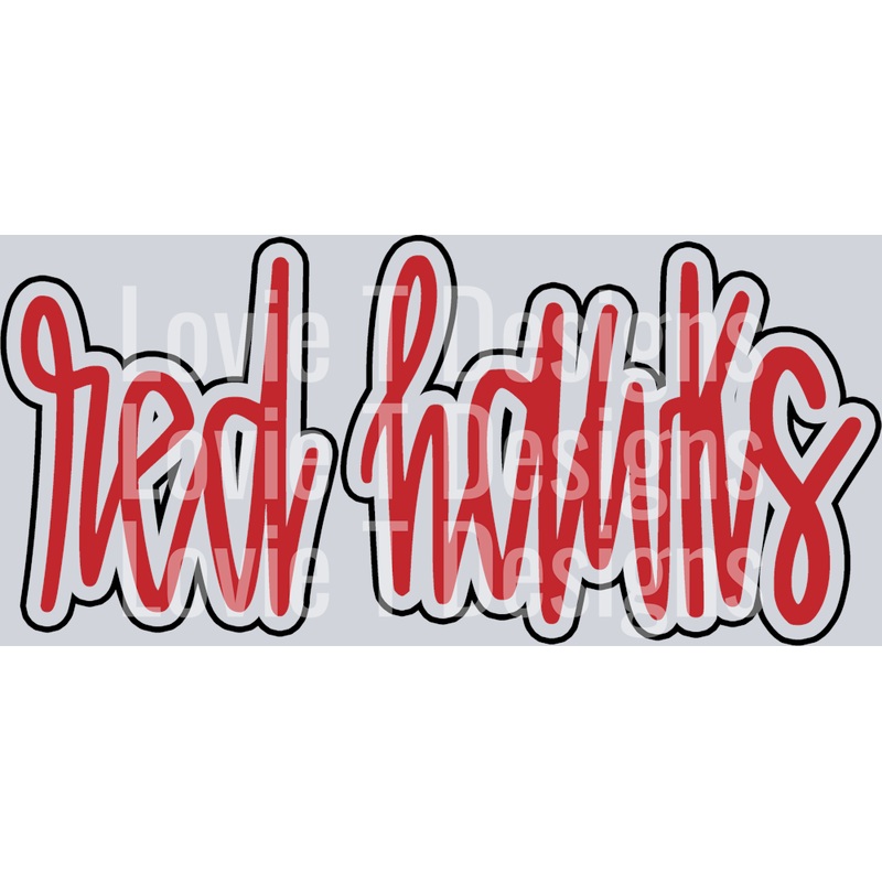 RED HAWKS RED|Pocket 4″(4.00in x 1.87in)|Infant 6″(6.00in x 2.80in)|Toddler 7″(7.00in x 3.26in)|Youth 8.5″(8.50in x 3.96in)|Adult 11″(11.00in x 5.13in)|Adult 12″(12.00in x 5.60in)
