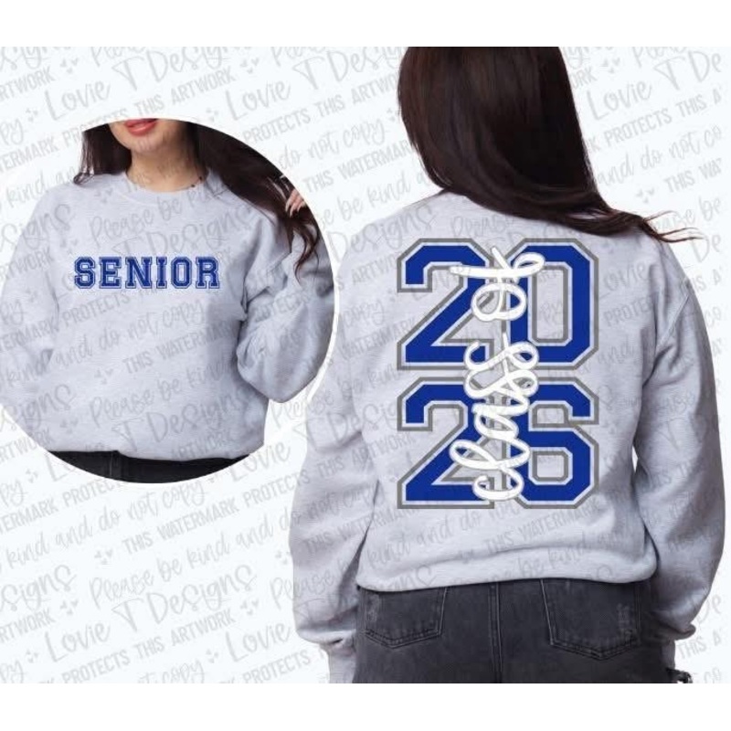 SENIOR + CLASS OF BACK|11″ Transfer Front + Back|12″ Transfer  Front + Back|Oversized Back + 12″ Front|Mockup|Digital Download