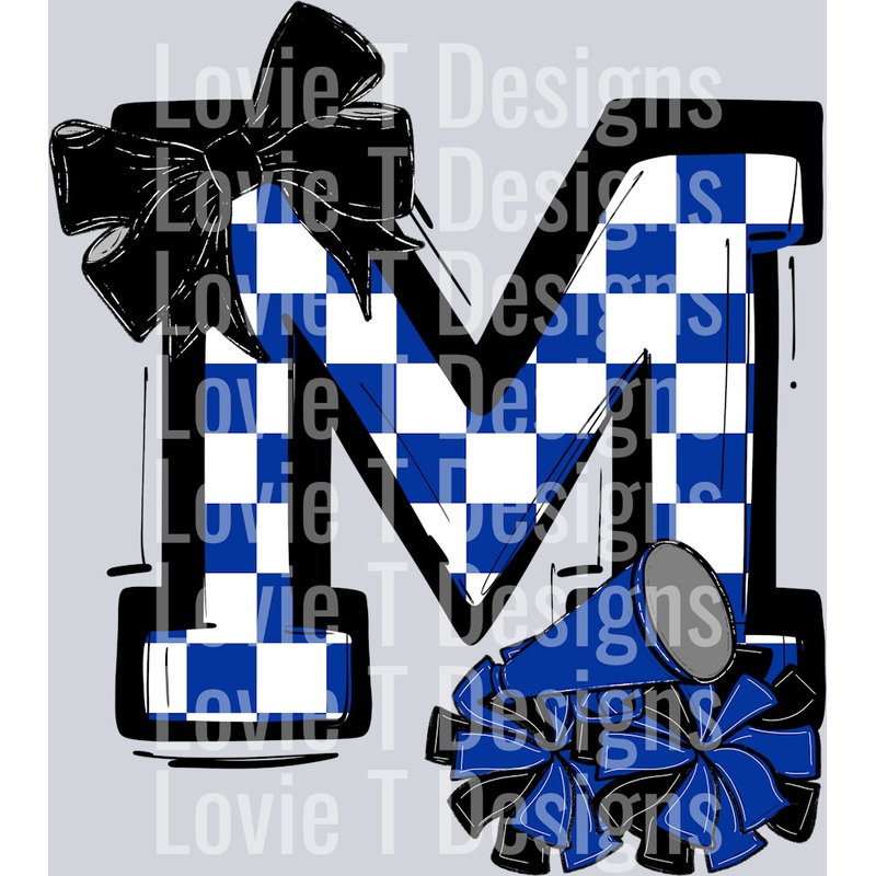 SO SPORTY ROYAL BLUE CHECK M CHEER