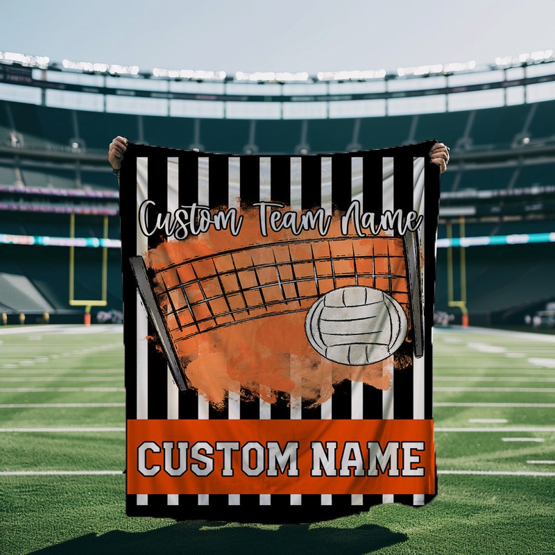 Volleyball Orange Blanket|30X40|50×60|60×80