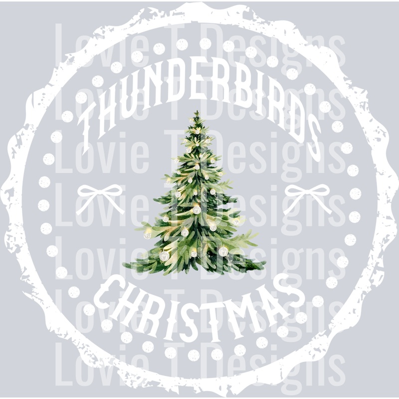 THUNDERBIRDS CHRISTMAS STAMP|Youth 8.5″(8.50in x 8.44in)|Adult 11″(11.00in x 10.92in)|Adult 12″(12.00in x 11.91in)