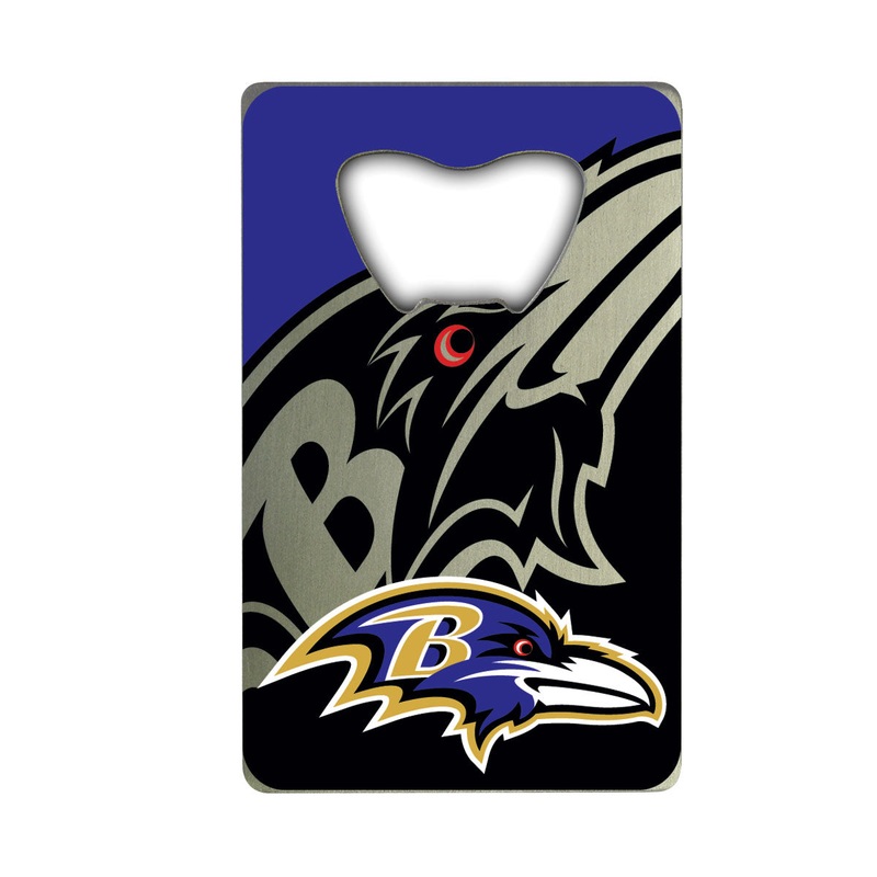 Fanmats Baltimore Ravens Credit Card Style Bottle Opener – 2 x 3.25