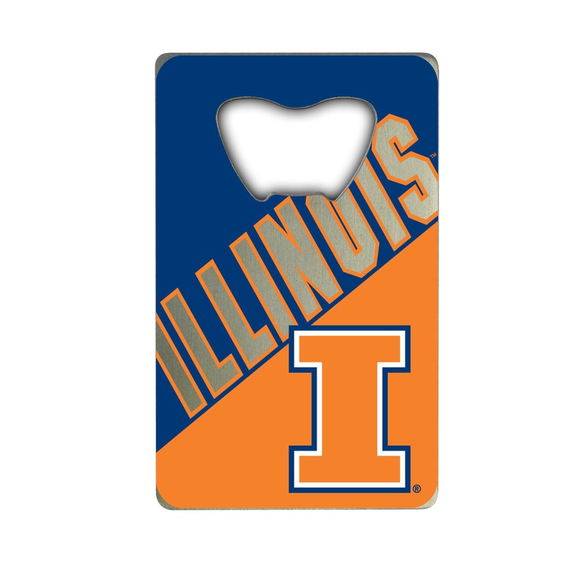 Fanmats Illinois Illini Credit Card Style Bottle Opener – 2 x 3.25