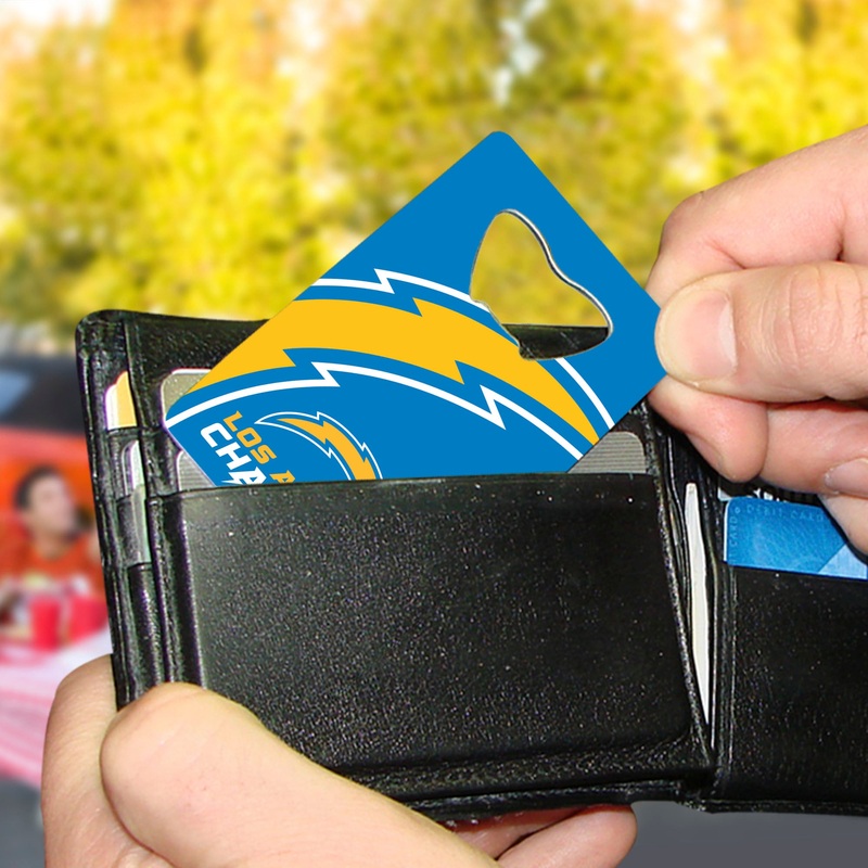 Fanmats Los Angeles Chargers Chargers Credit Card Style Bottle Opener – 2 x 3.25