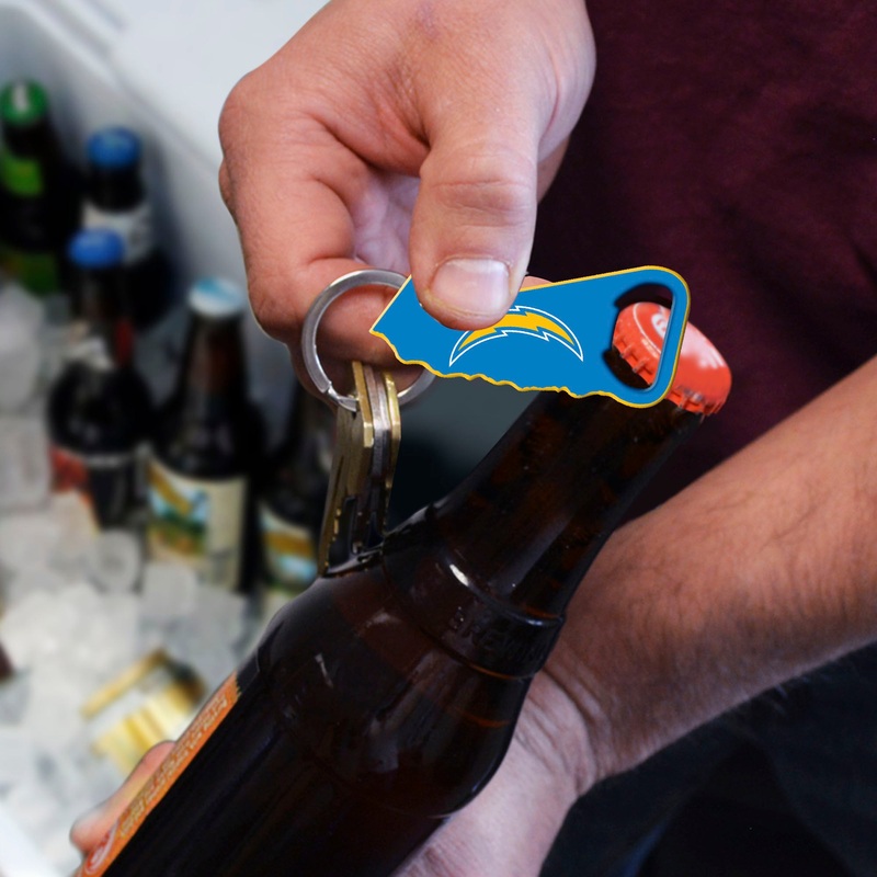 Fanmats Los Angeles Chargers Keychain Bottle Opener