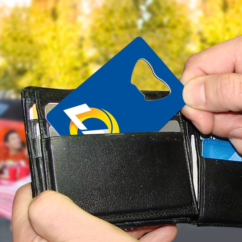 Fanmats Los Angeles Rams Rams Credit Card Style Bottle Opener – 2 x 3.25