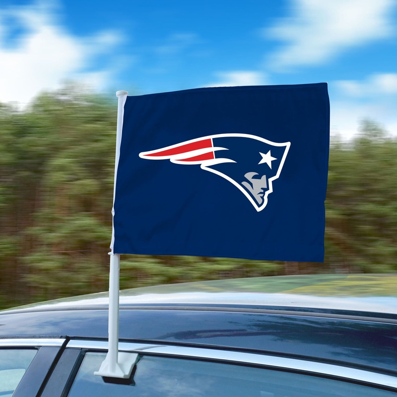 Fanmats New England Patriots Car Flag Large 1pc 11 x 14