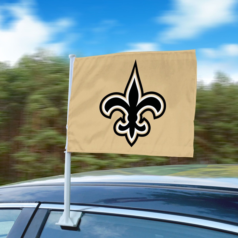 Fanmats New Orleans Saints Car Flag Large 1pc 11 x 14