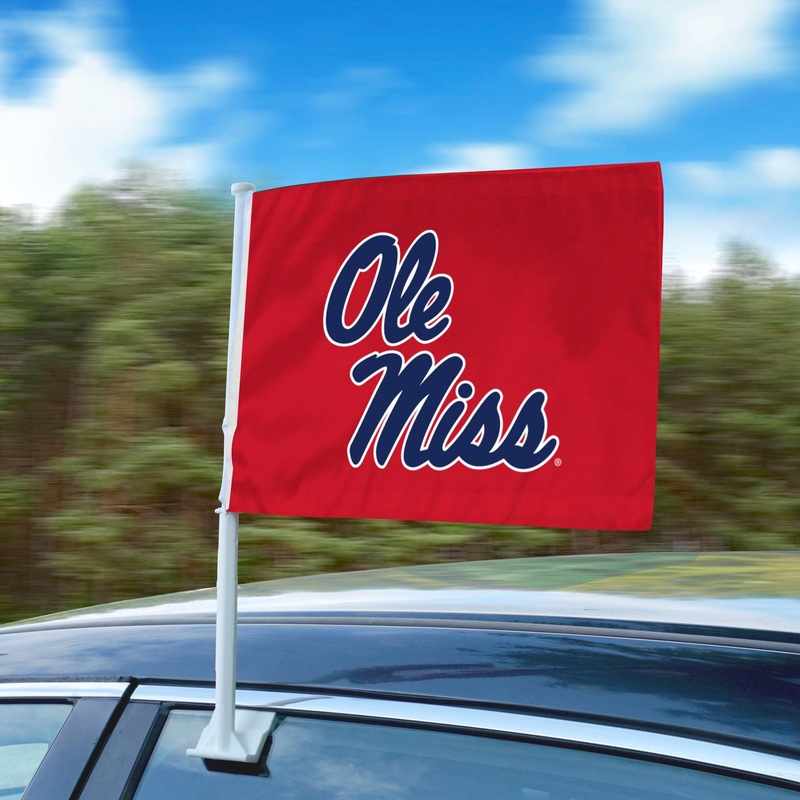 Fanmats Ole Miss Rebels Car Flag Large 1pc 11 x 14