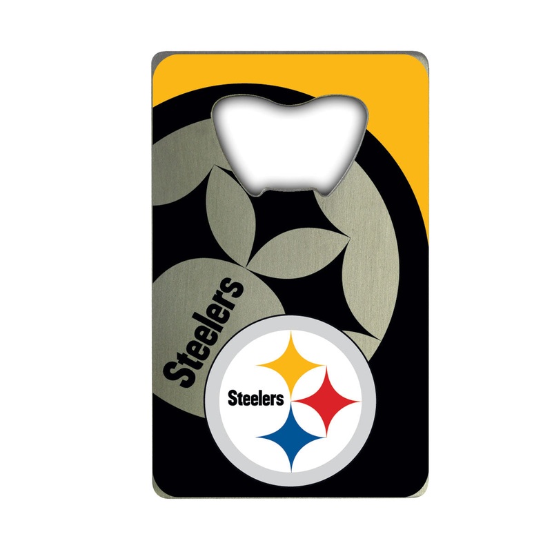 Fanmats Pittsburgh Steelers Credit Card Style Bottle Opener – 2 x 3.25