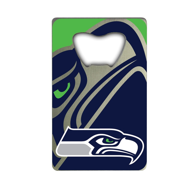 Fanmats Seattle Seahawks Credit Card Style Bottle Opener – 2 x 3.25