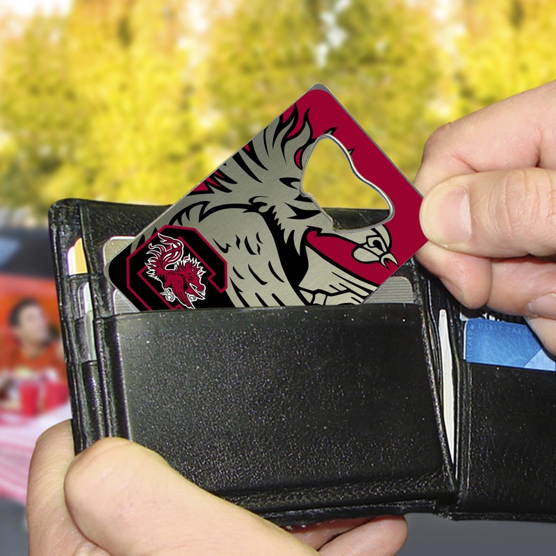 Fanmats South Carolina Gamecocks Credit Card Style Bottle Opener – 2 x 3.25