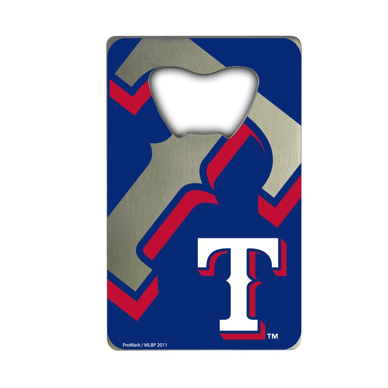 Fanmats Texas Rangers Credit Card Style Bottle Opener – 2 x 3.25