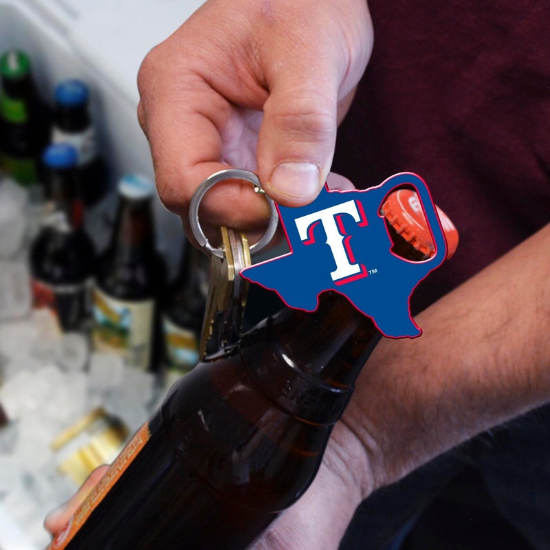 Fanmats Texas Rangers Keychain Bottle Opener