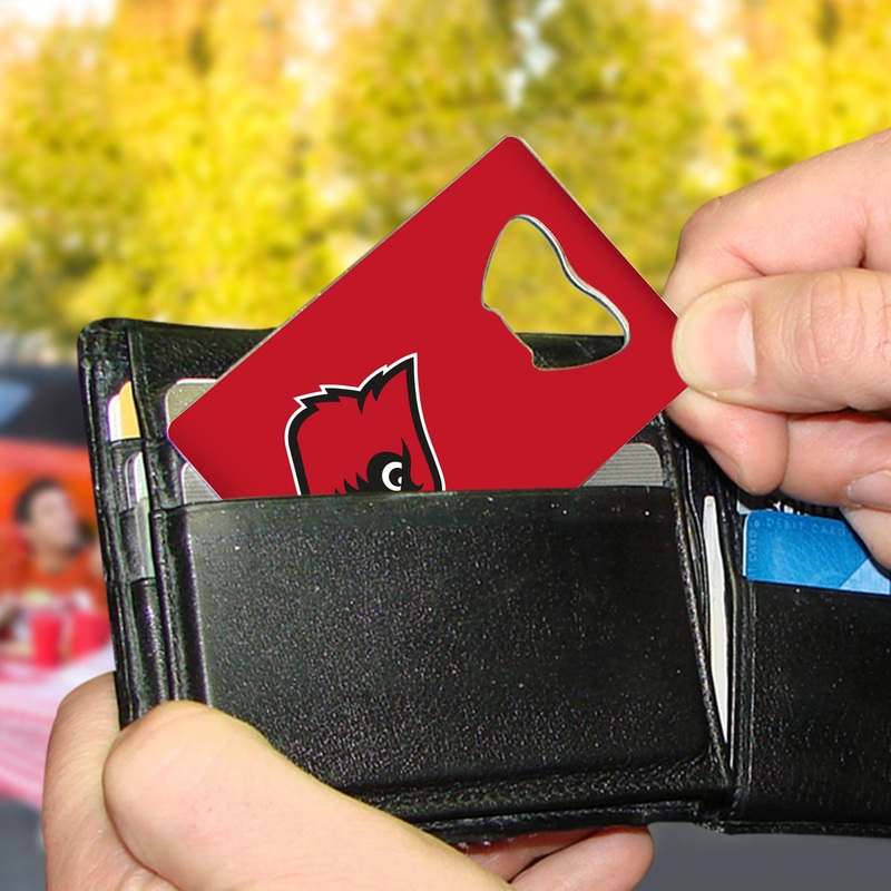 Fanmats University of Louisville Credit Card Style Bottle Opener – 2 x 3.25