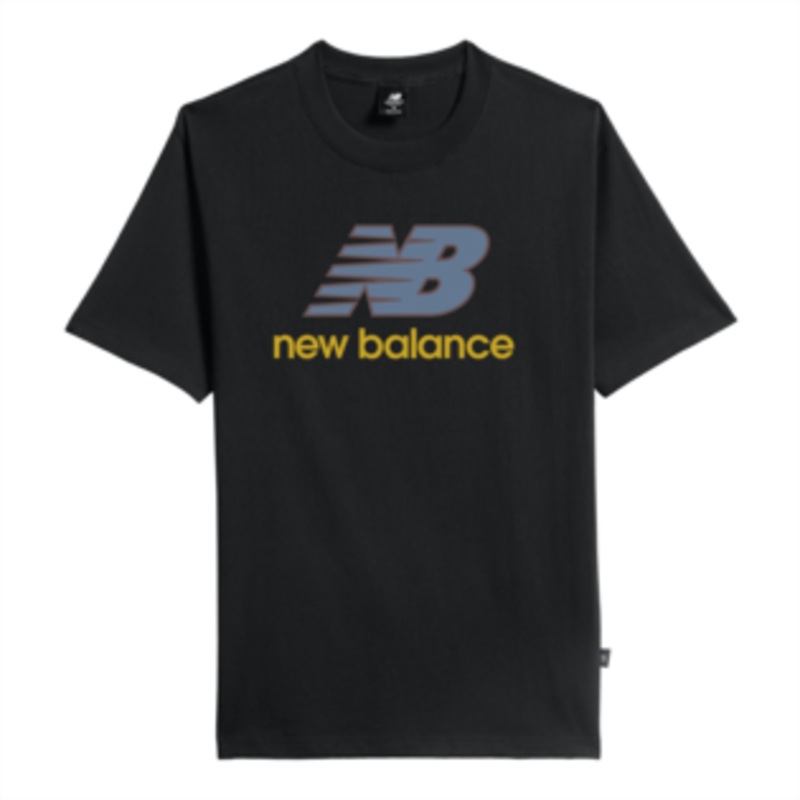 New Balance Men’s DTLR Stacked Logo T-Shirt