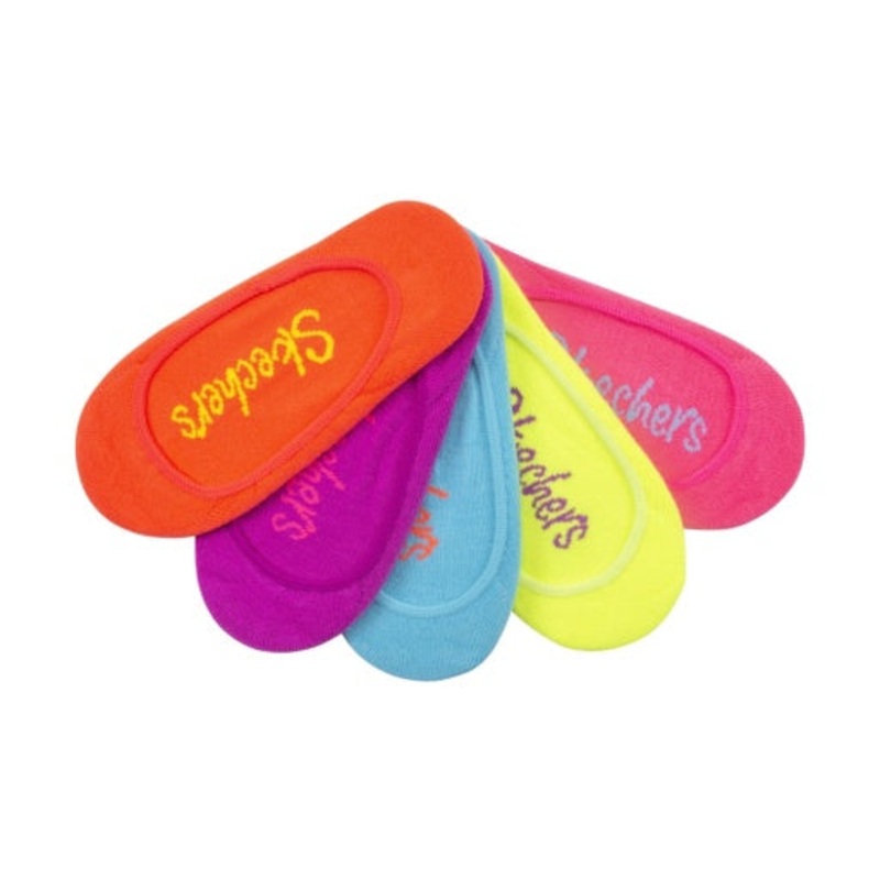Skechers Girl’s 5 Pack Non Terry Super Low Liners