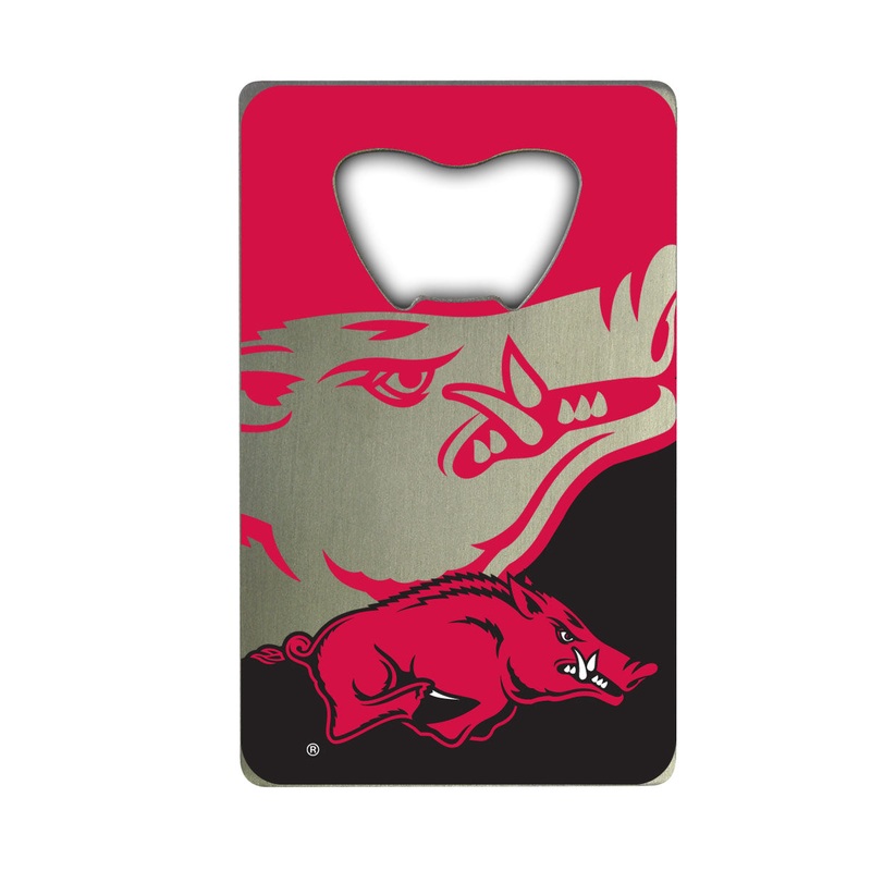 Fanmats Arkansas Razorbacks Credit Card Style Bottle Opener – 2 x 3.25