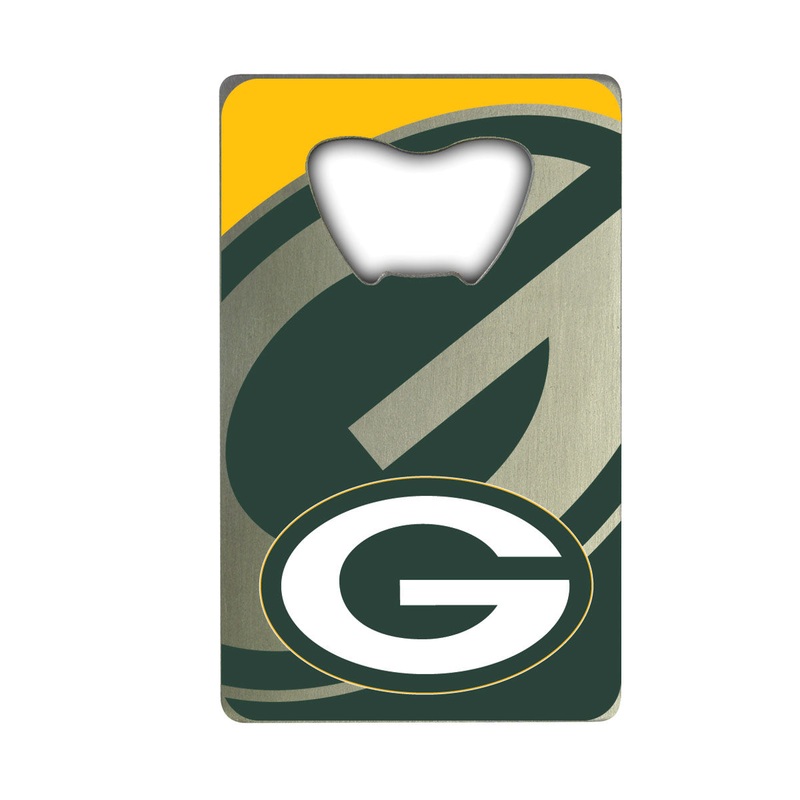 Fanmats Green Bay Packers Credit Card Style Bottle Opener – 2 x 3.25