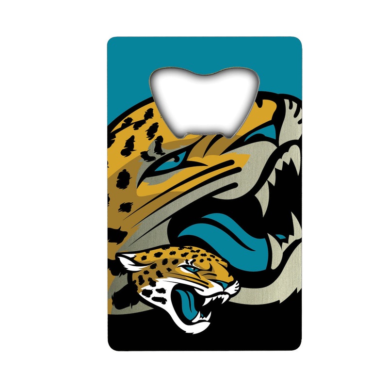 Fanmats Jacksonville Jaguars Credit Card Style Bottle Opener – 2 x 3.25