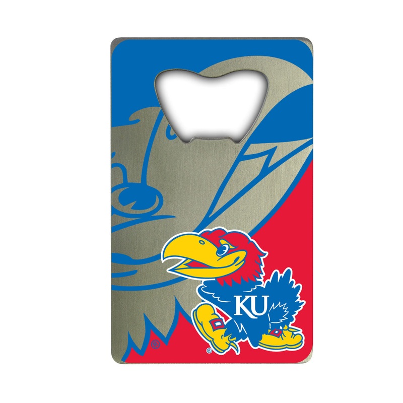 Fanmats Kansas Jayhawks Credit Card Style Bottle Opener – 2 x 3.25