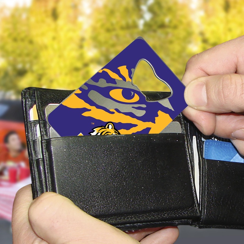 Fanmats LSU Tigers Credit Card Style Bottle Opener – 2 x 3.25