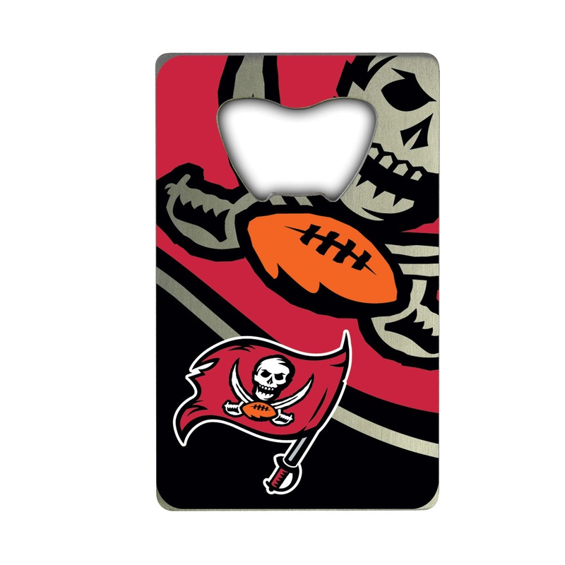 Fanmats Tampa Bay Buccaneers Credit Card Style Bottle Opener – 2 x 3.25