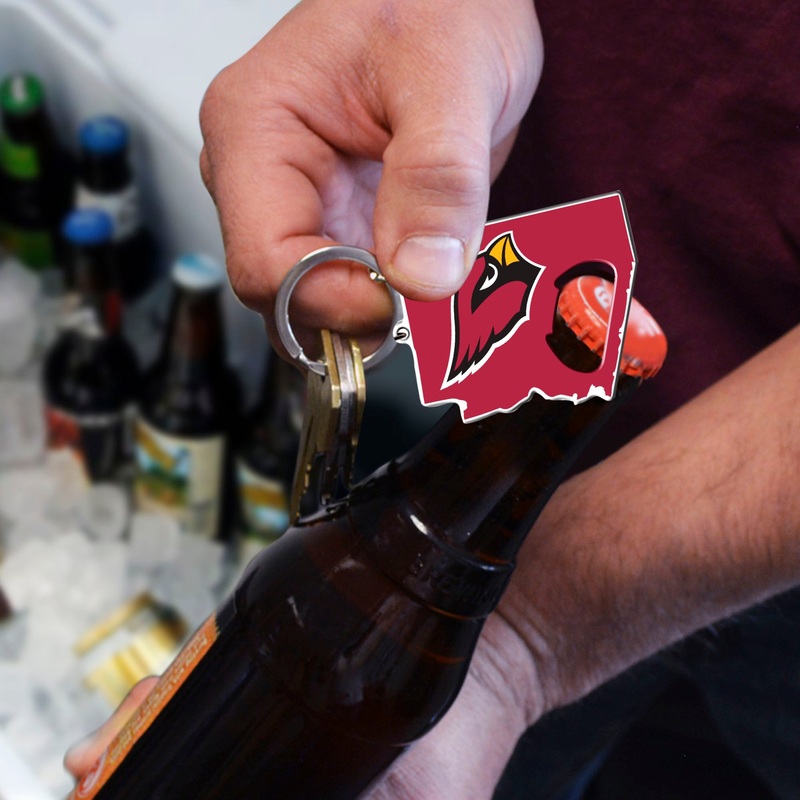 Fanmats Arizona Cardinals Keychain Bottle Opener