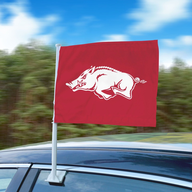 Fanmats Arkansas Razorbacks Car Flag Large 1pc 11 x 14