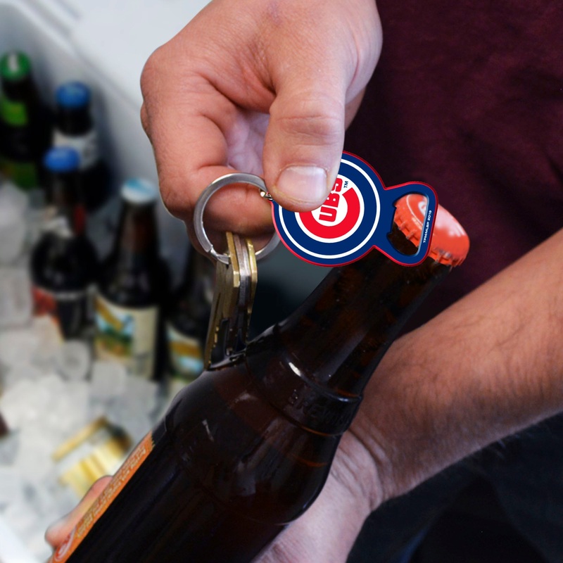 Fanmats Chicago Cubs Keychain Bottle Opener