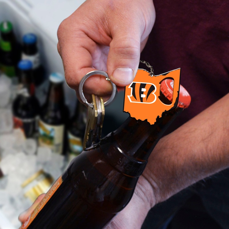 Fanmats Cincinnati Bengals Keychain Bottle Opener