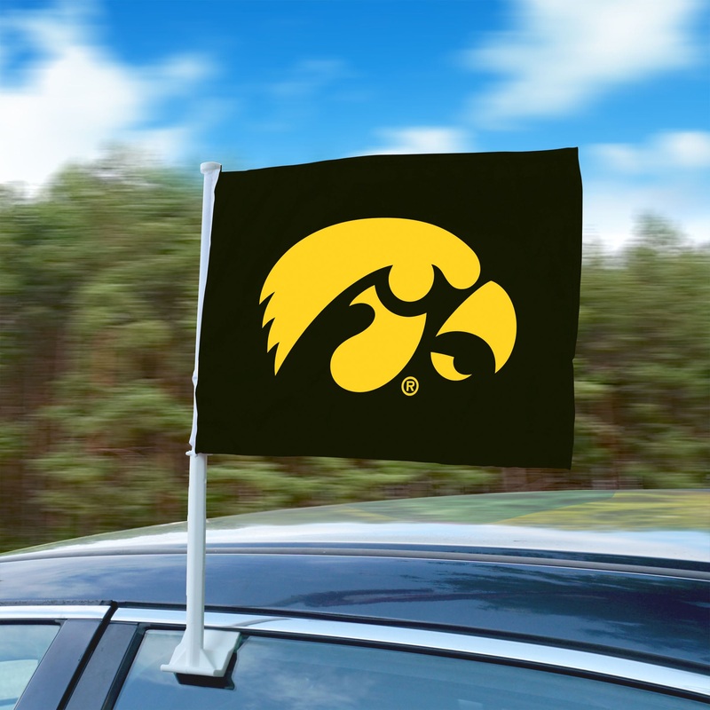 Fanmats Iowa Hawkeyes Car Flag Large 1pc 11 x 14